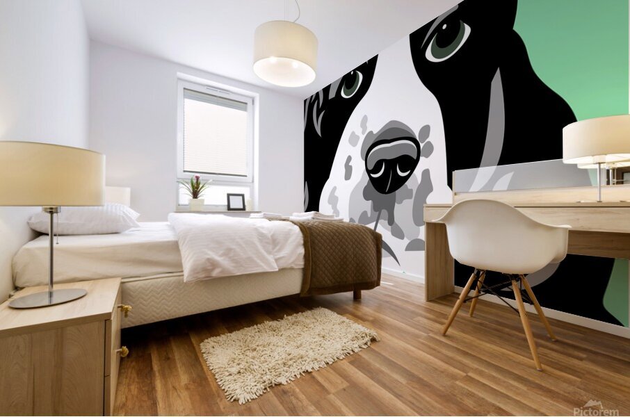 Spaniel Dog Lover Art Mural print