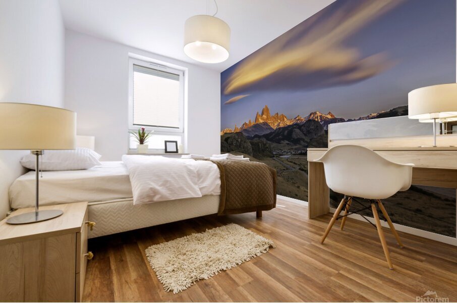 Fitz Roy Morning Glow Mural print