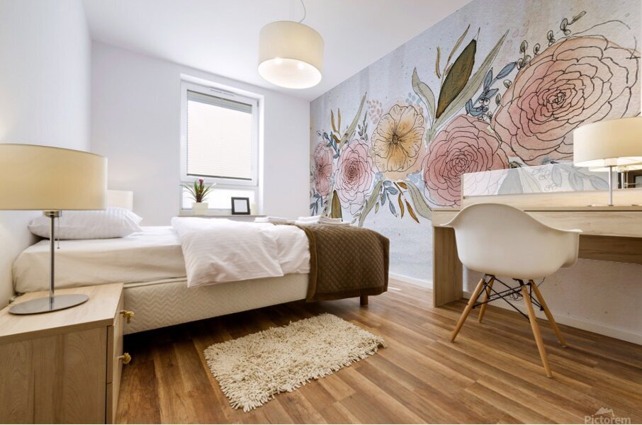 Wild Arrangement Mural print