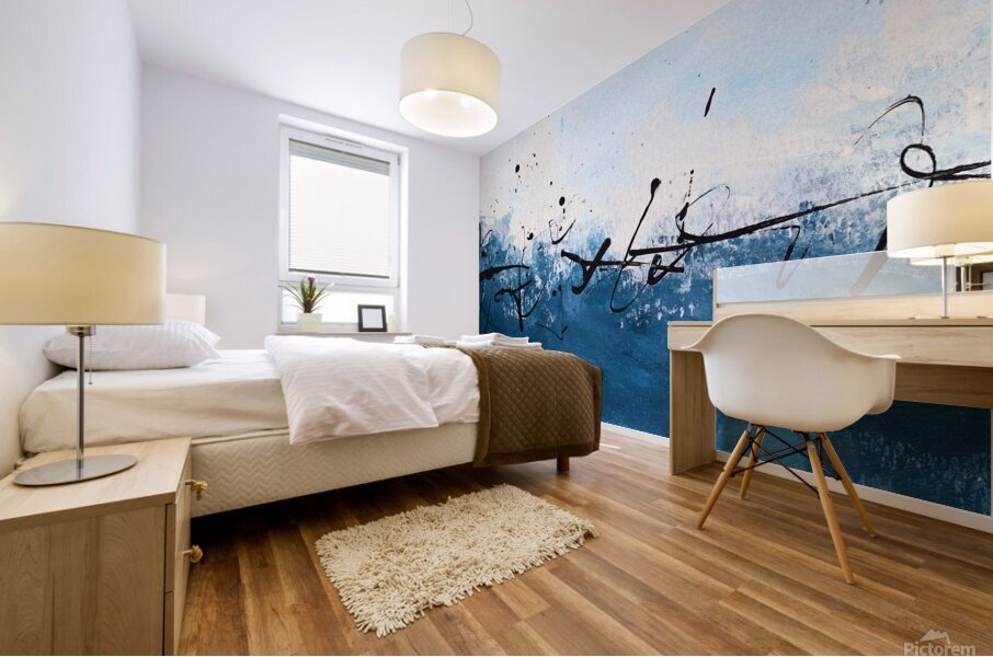 Ride the Wave Mural print