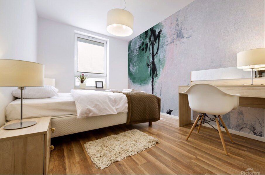 To the Moon Mural print