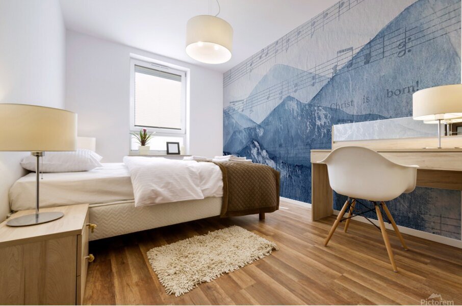 On the Mountain Mural print