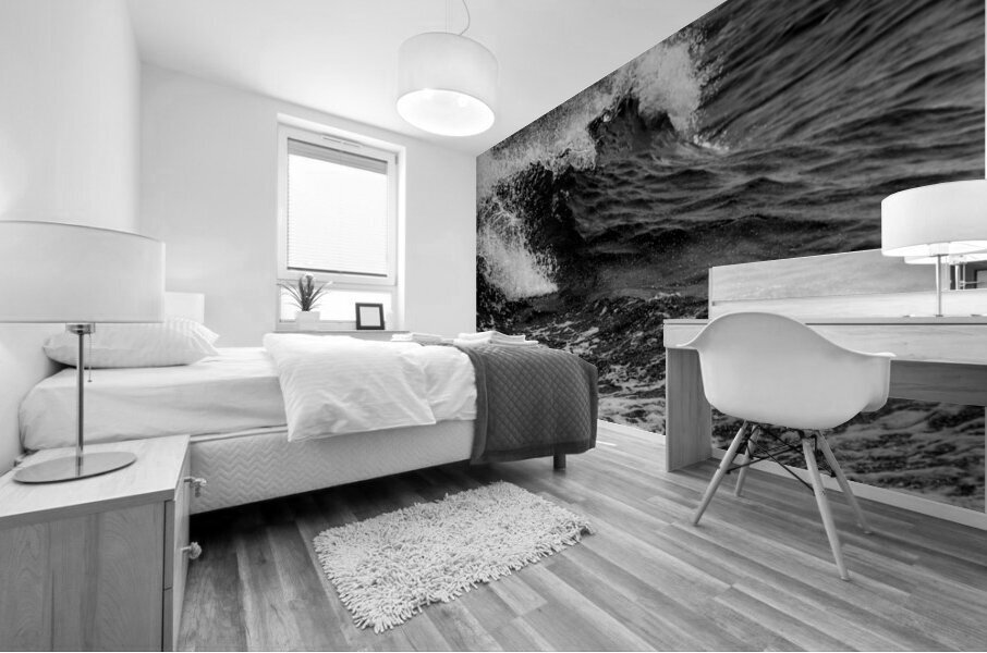 pacific ocean waves  panoramic 2862 Wake 13k Mural print