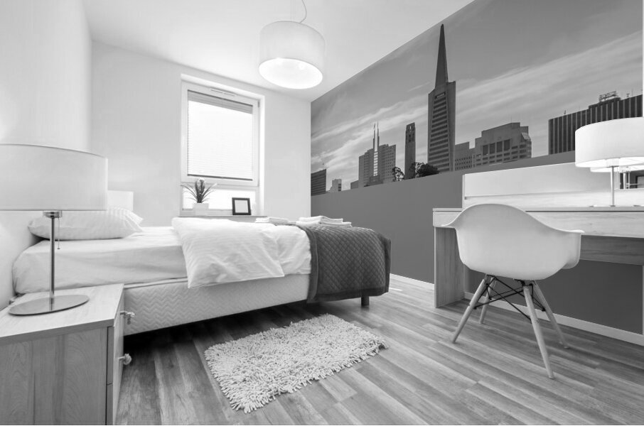 pioneer park coit tower telegraph hill  horizonta Mural print