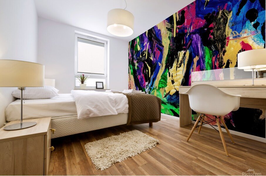 Self portrait Mural print