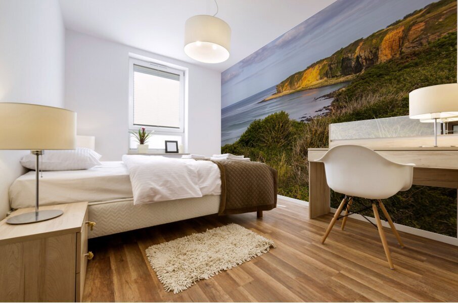 Pointe du Hoc D-Day Beach Landing Mural print