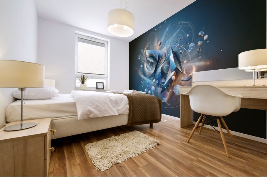Geometric Eclectic Mural print