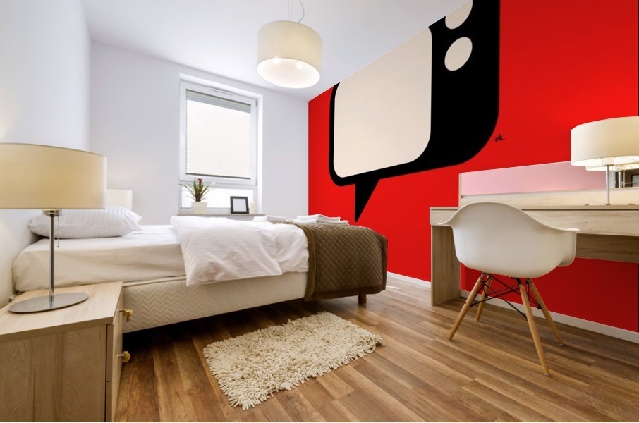 TV talkin song Mural print