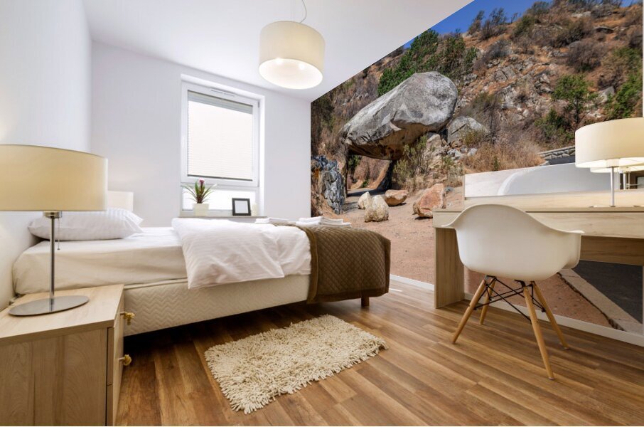 Arboreal Gateway: Tunnel Rock Sequoia National Park Mural print