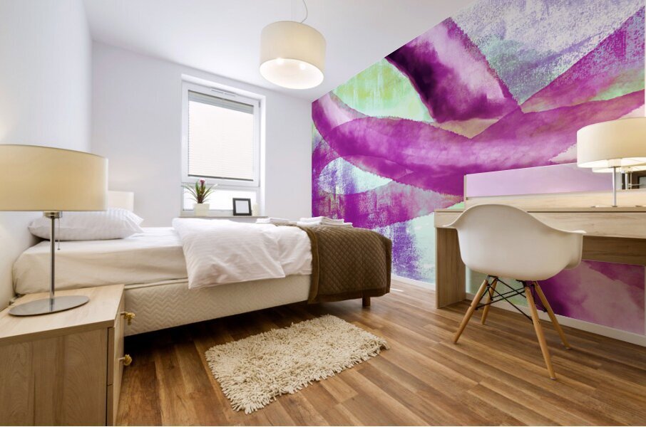 RoseLoops Abstracy II Mural print