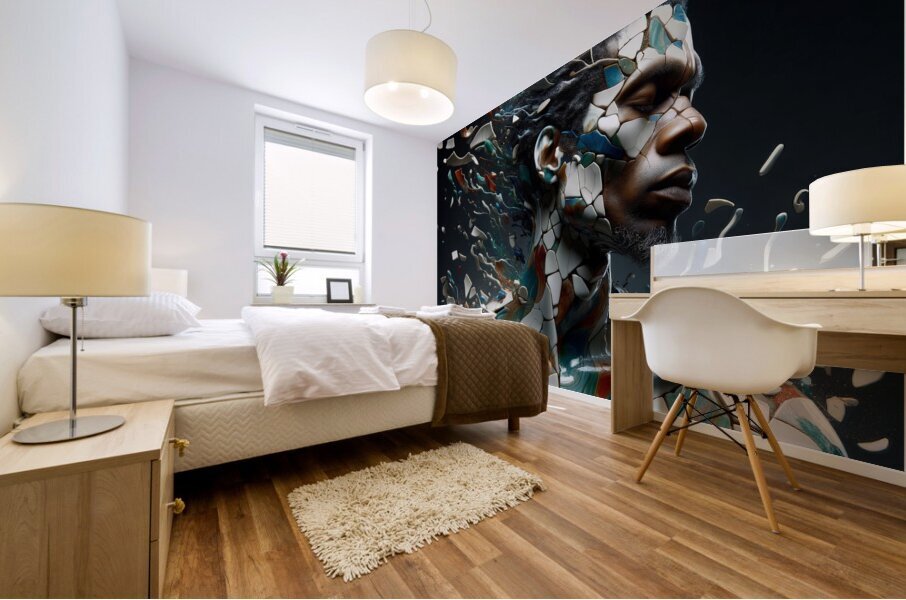 Porcelain Man Mural print