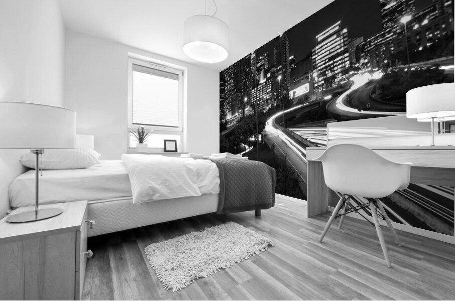 downtown atlanta skyline  vertical 688 DeLong 13k Mural print