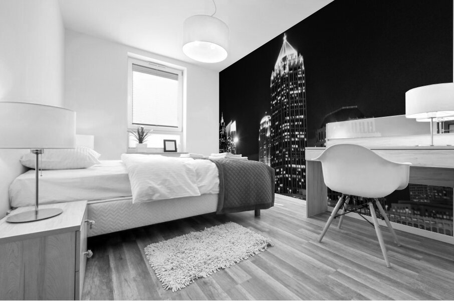 midtown atlanta skyline  panoramic 692 Midtown 13 Mural print