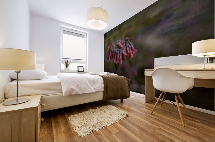 Pink Chandelier Kalanchoe Delagoensis Flower Mural print