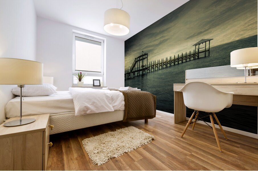 Indian River Solitude Dock Mural print