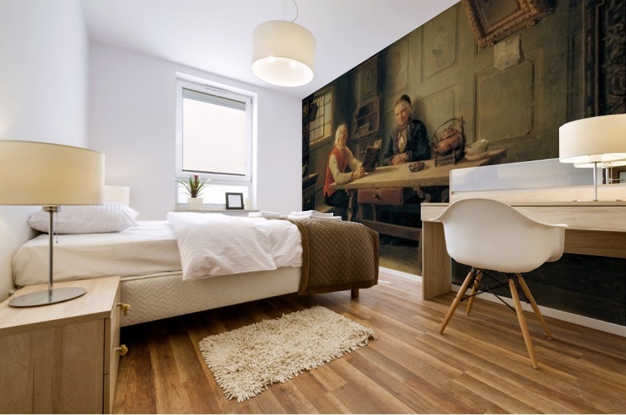 Reading time Mural print