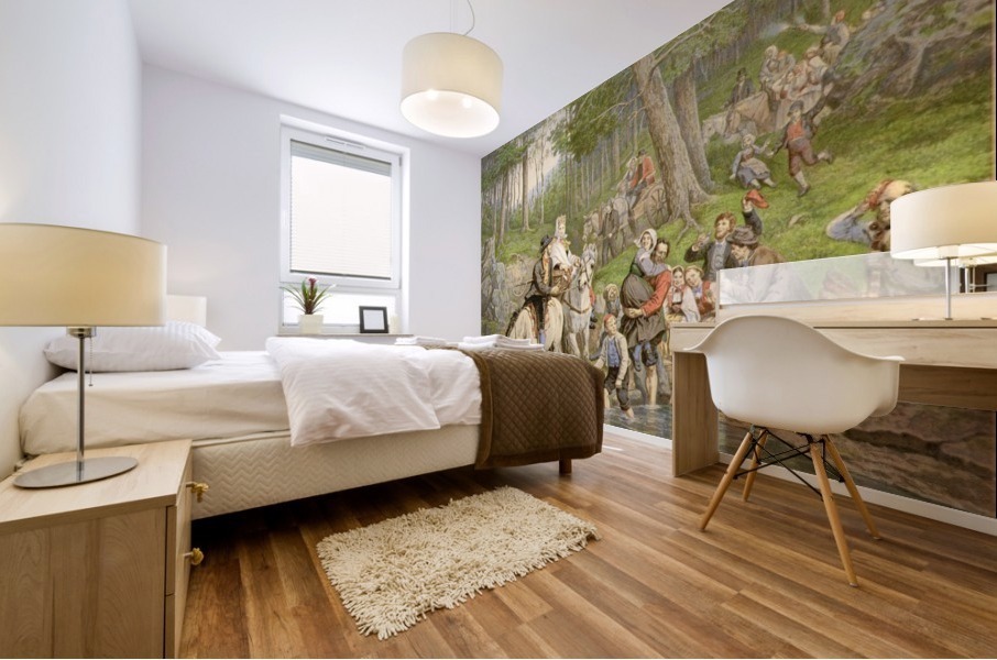Wings of Whimsy Mural print