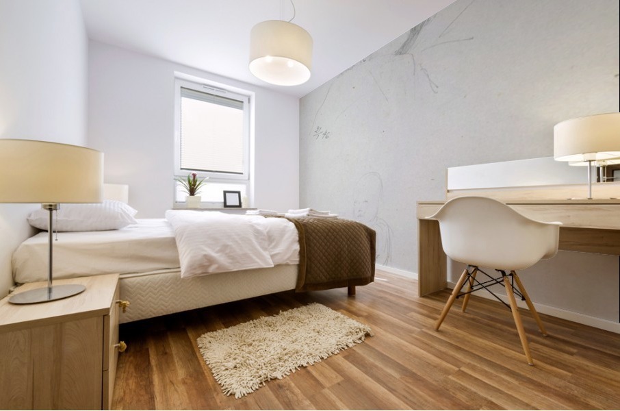 A sleeping baby Mural print
