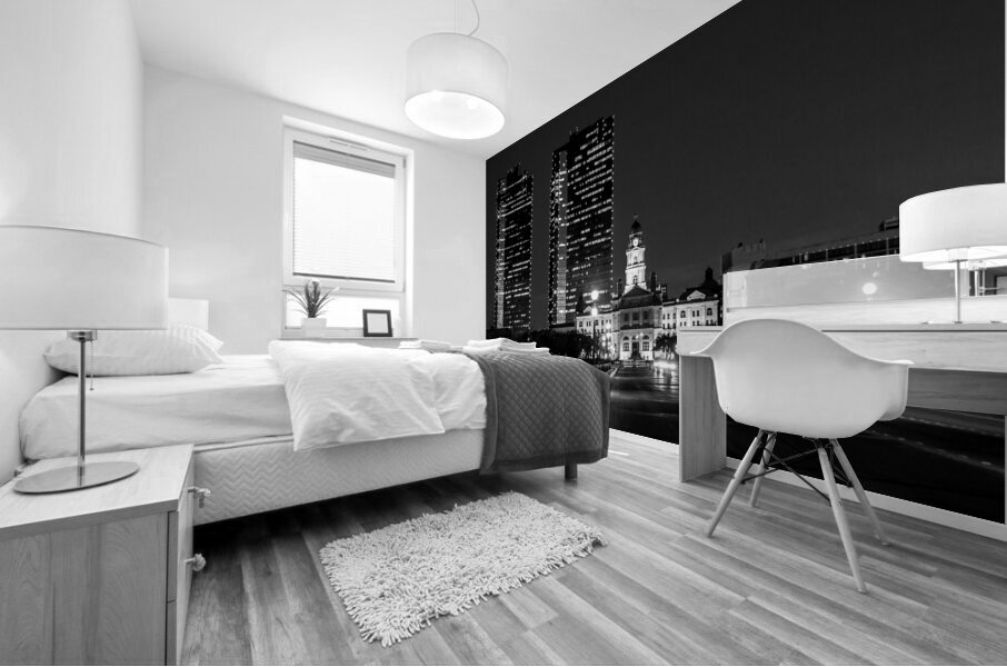 fort worth texas skyline at night  horizontal 825 Mural print