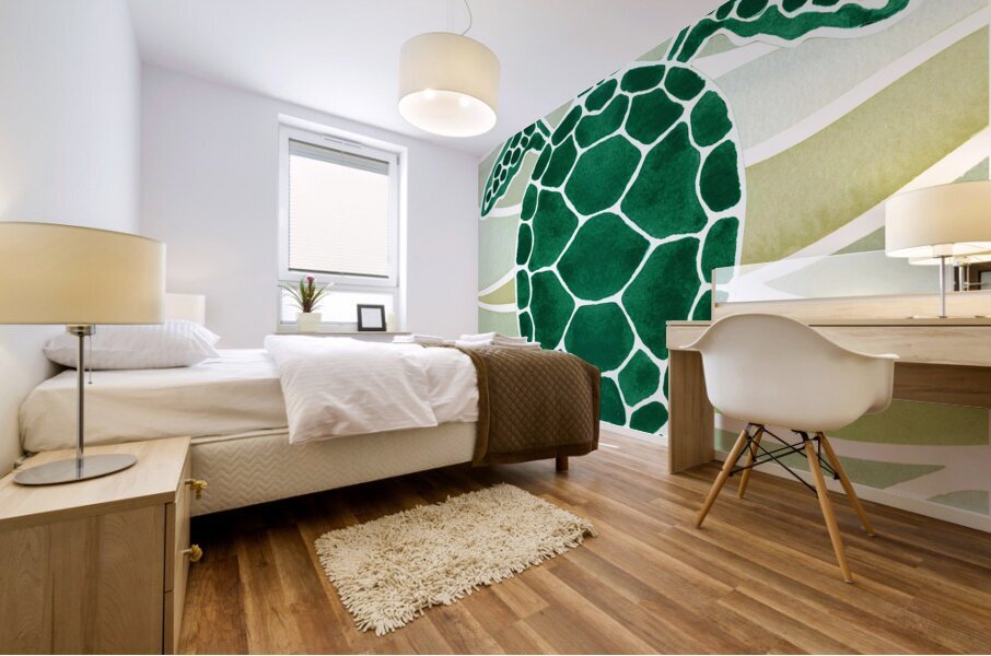 Turtle 112 Mural print