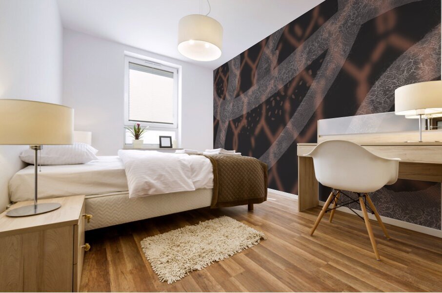 Music in Neutral  Mural print