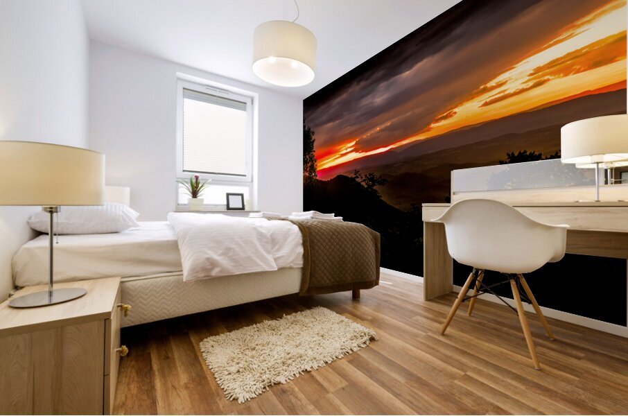 Virginia Mountain Overlook Mural print