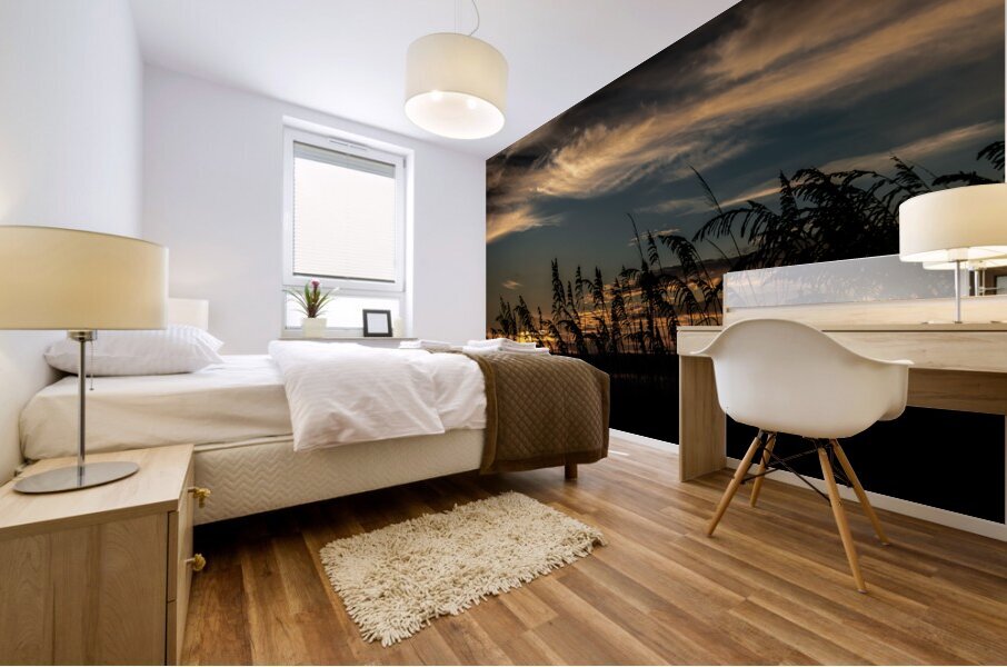 Hilton Head Beach Sea Oats Mural print