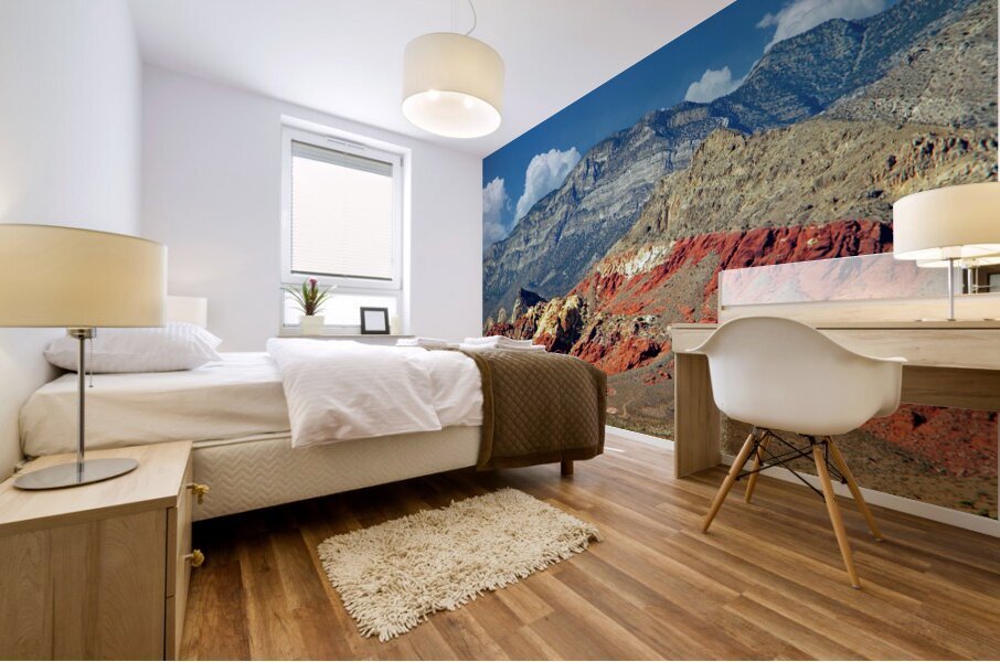 RED ROCKS NEVADA PANORAMA Mural print