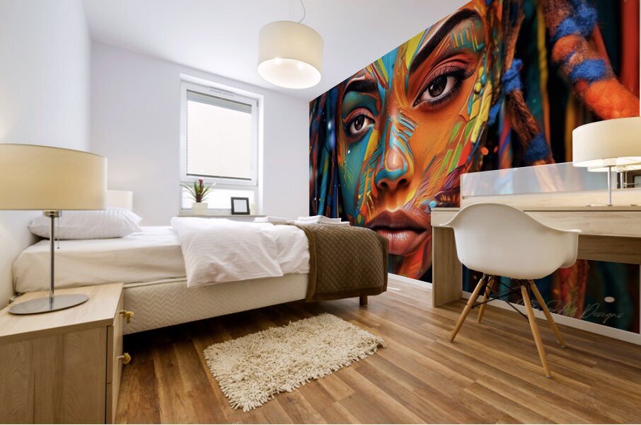 Serious Mural print