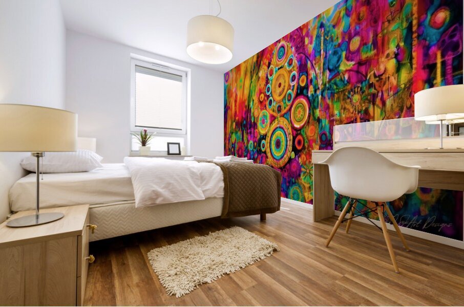Abstract Class Mural print