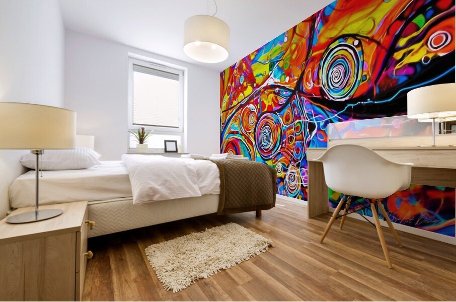 Abstract Line Art Mural print