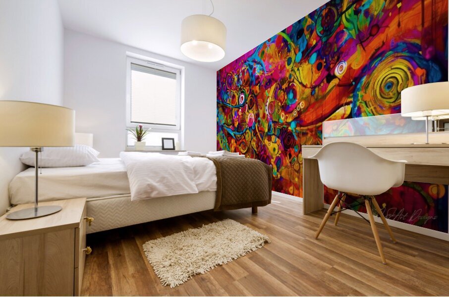 Abstract Method Mural print