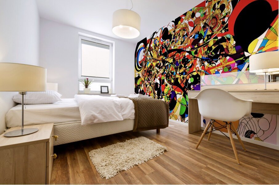 Abstract Shape Art Mural print