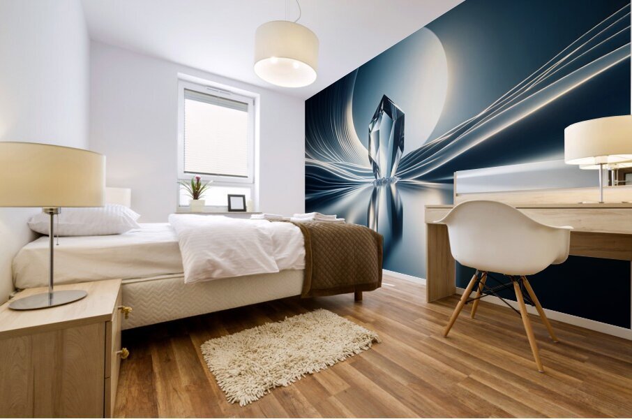 Crystal Aperture Mural print
