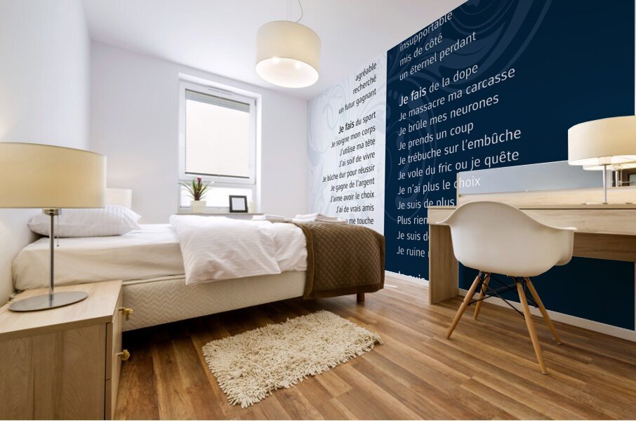 QUI CHOISIS-TU D ETRE Mural print