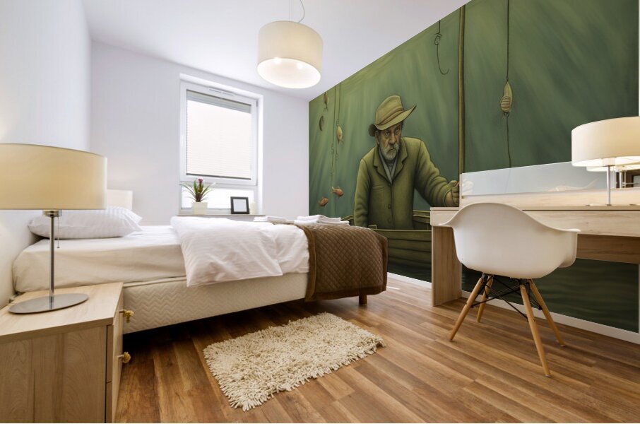 NEED A BIGGER BOAT Mural print