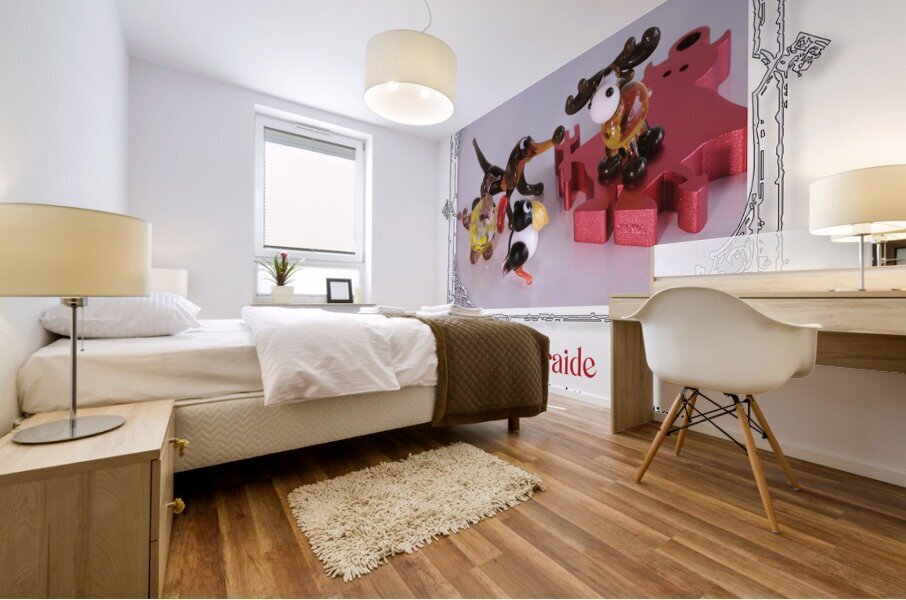 L ENTRAIDE Mural print