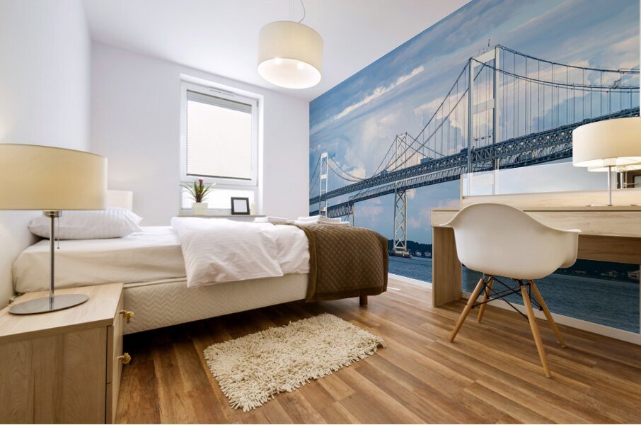 Bay Bridge Towers Mural print