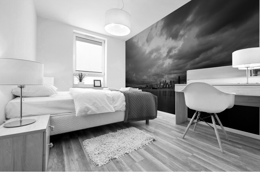 seattle skyline puget sound  horizontal 304 Puget Mural print