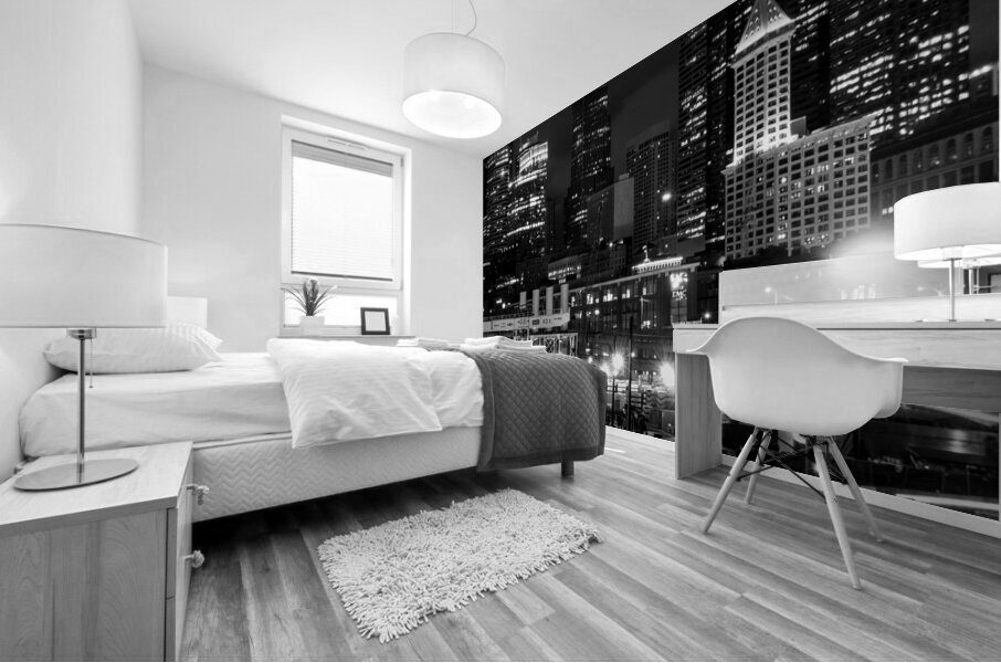 seattle skyline over alaskan way  vertical 2673 A Mural print
