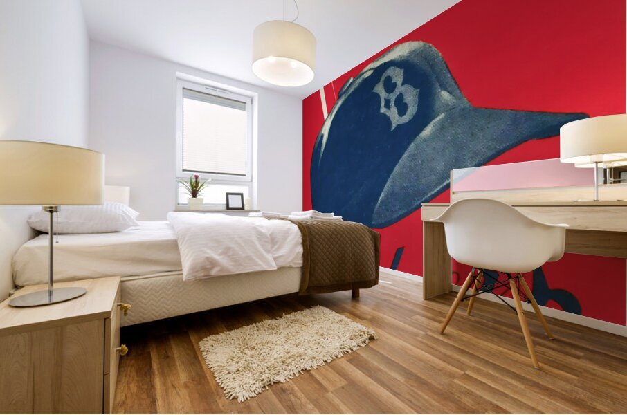 1957 brooklyn dodgers art Mural print