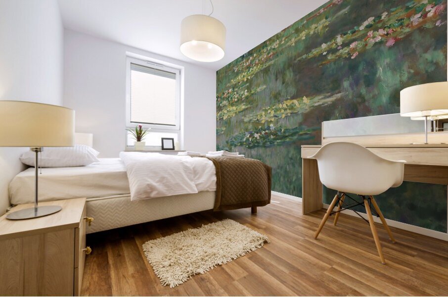le bassin de nympheas  Mural print