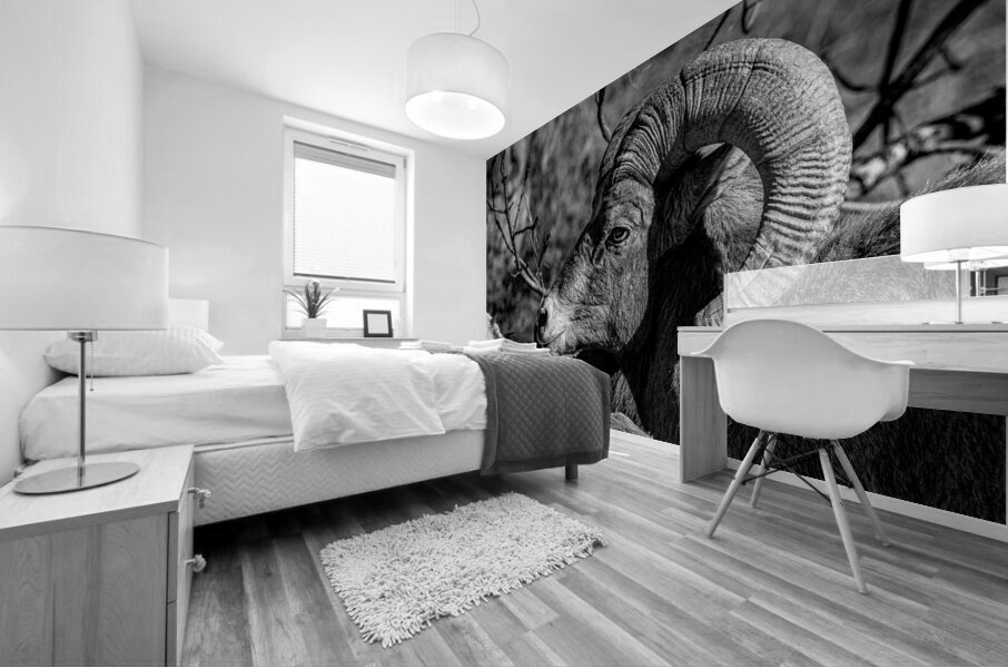 The Night Time is the Right Time Mural print