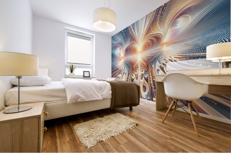 My Mind IS Open Mural print