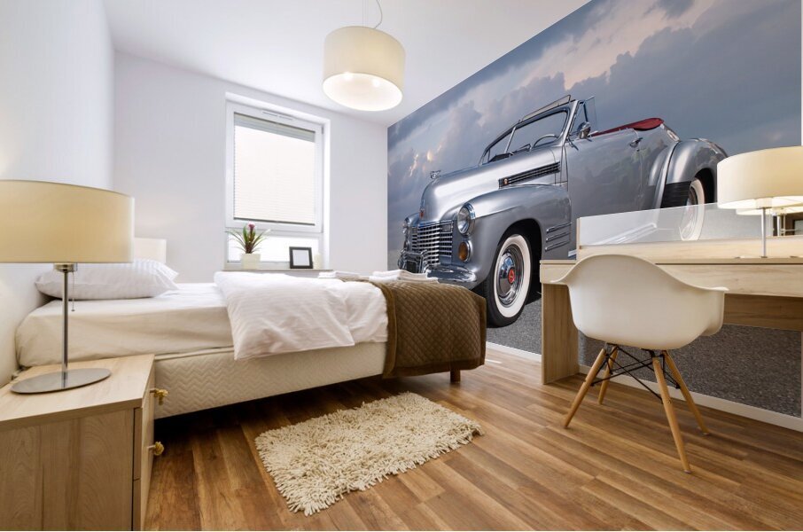 Bygone Era - 1941 Cadillac Convertible Mural print