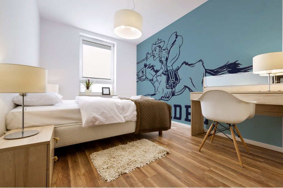 the citadel vintage art Mural print