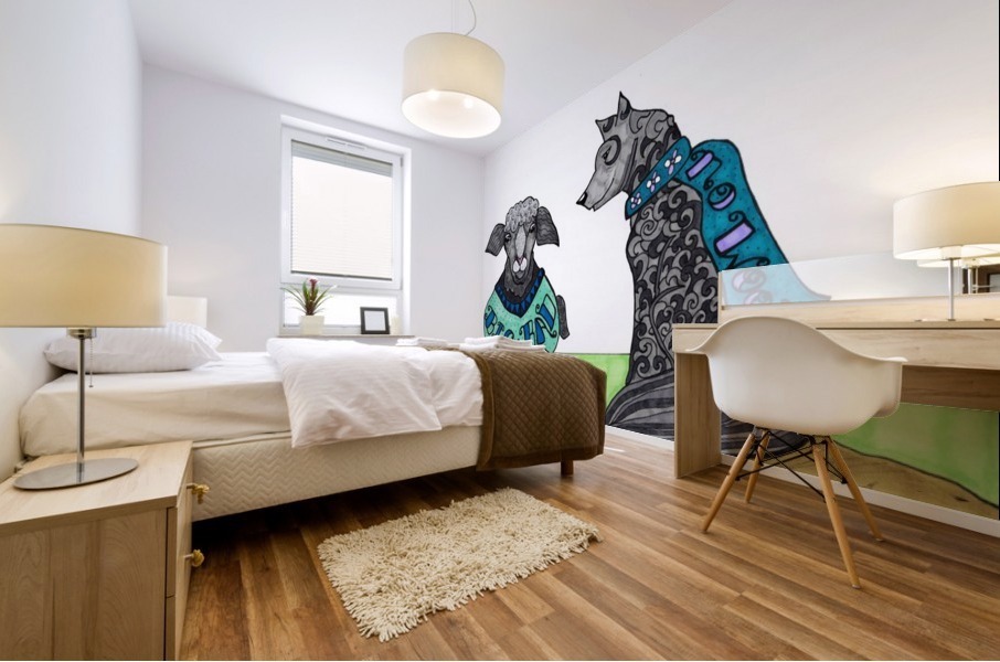 Sheep in wolfs clothing Mural print