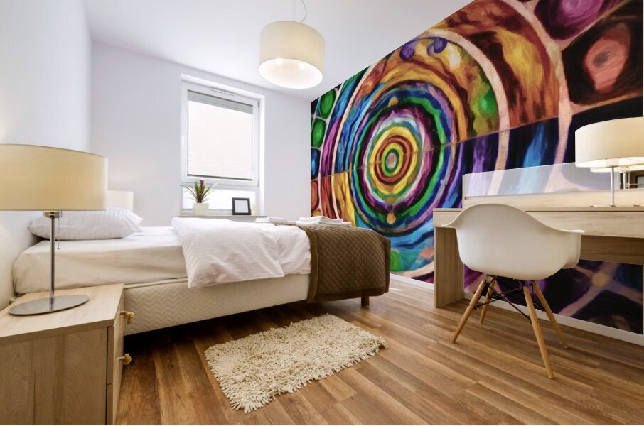 Gabriel Mandala Chakras Cycle Mural print