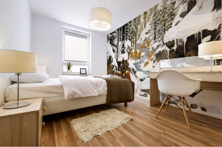 Woodlands North  Mural print