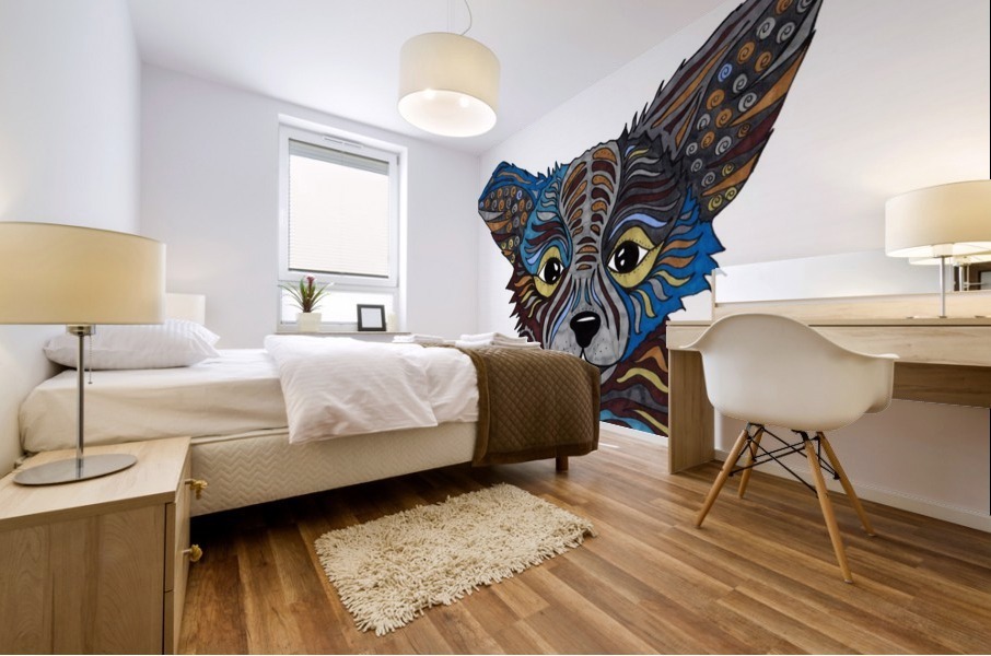 Ear pup Mural print